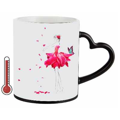 ماگ حرارتی مدل دسته قلب کد AH27