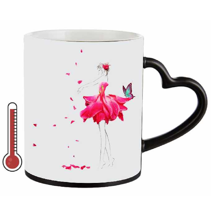 ماگ حرارتی مدل دسته قلب کد AH27