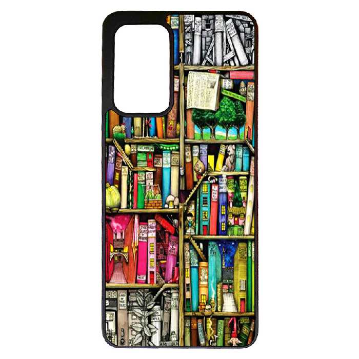 کاور طرح کتابخانه کد 1146 مناسب برای گوشی موبایل سامسونگ galaxy a72