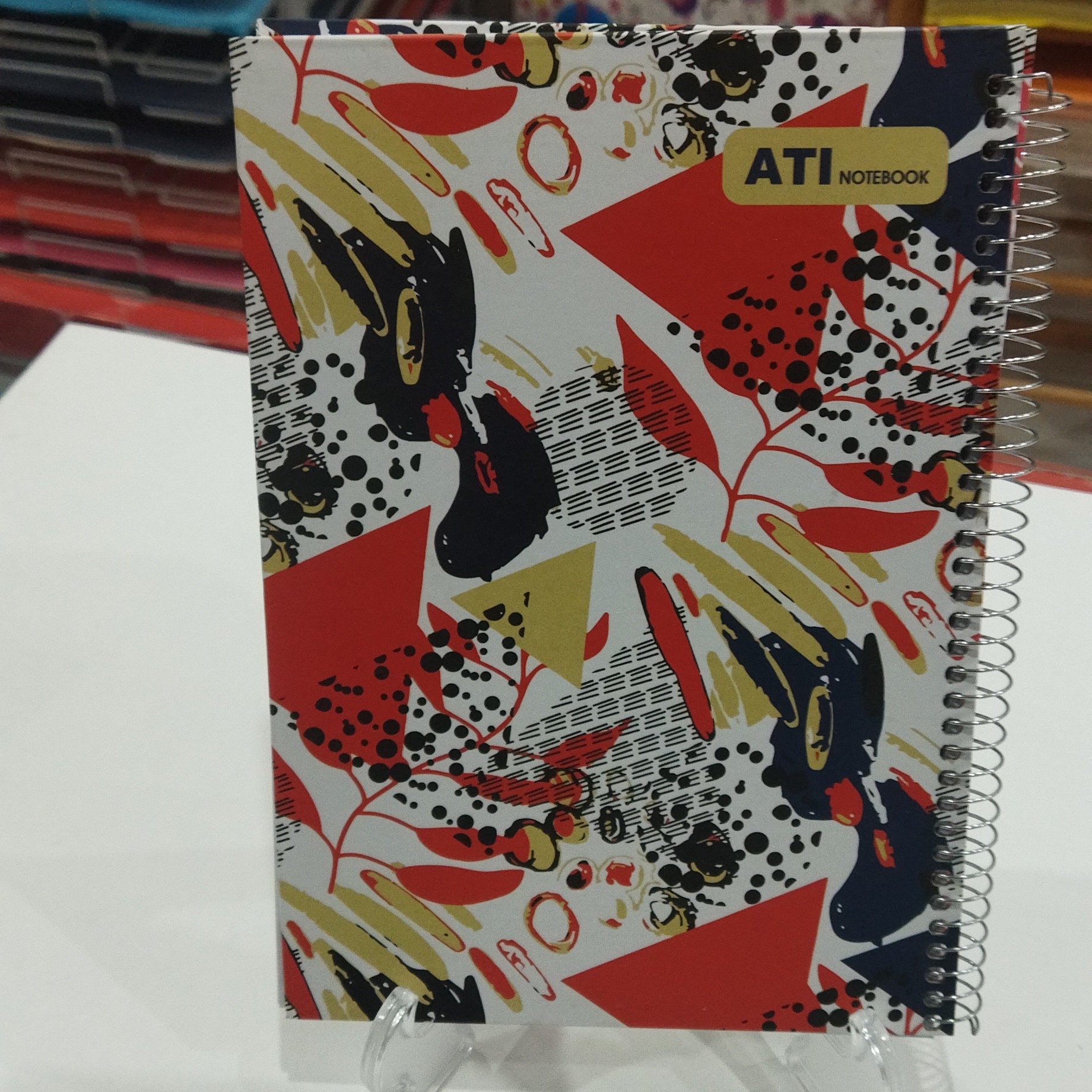 دفتر جلد سخت کلاسیک تک فنریATI