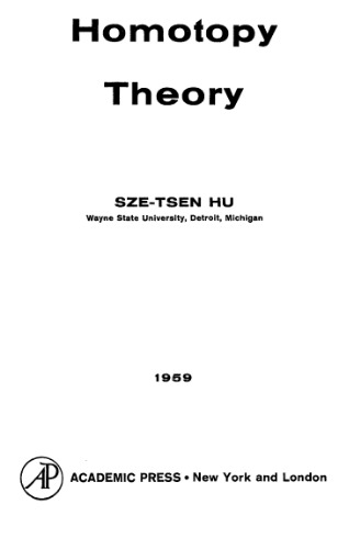 خرید و دانلود نسخه کامل کتاب Homotopy theory