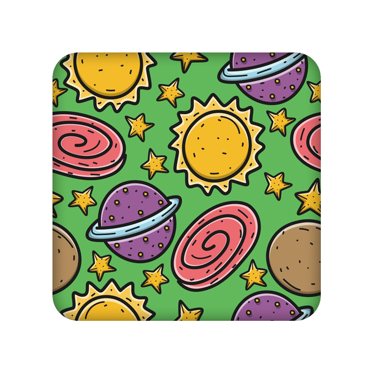 زیر لیوانی مدل فضا کد 1859