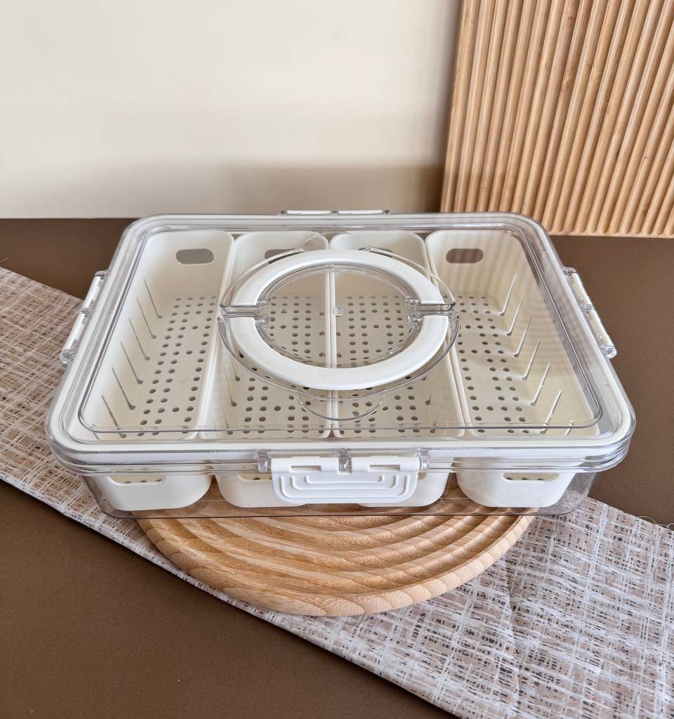 نظم دهنده یخچال چهار قسمتی اکرولیک مدل دسته دار