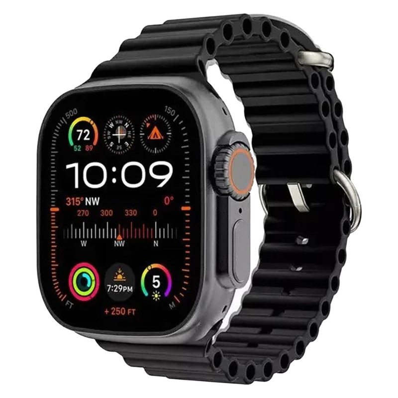 ساعت هوشمند مدل M72 MAXدارای قابلیت های صفحه نمایش رنگی، صفحه نمایش لمسی، کنترل سطح اکسیژن خون،مکالمه از طریق بلوتوث بند سیلیکون | کالا مکس