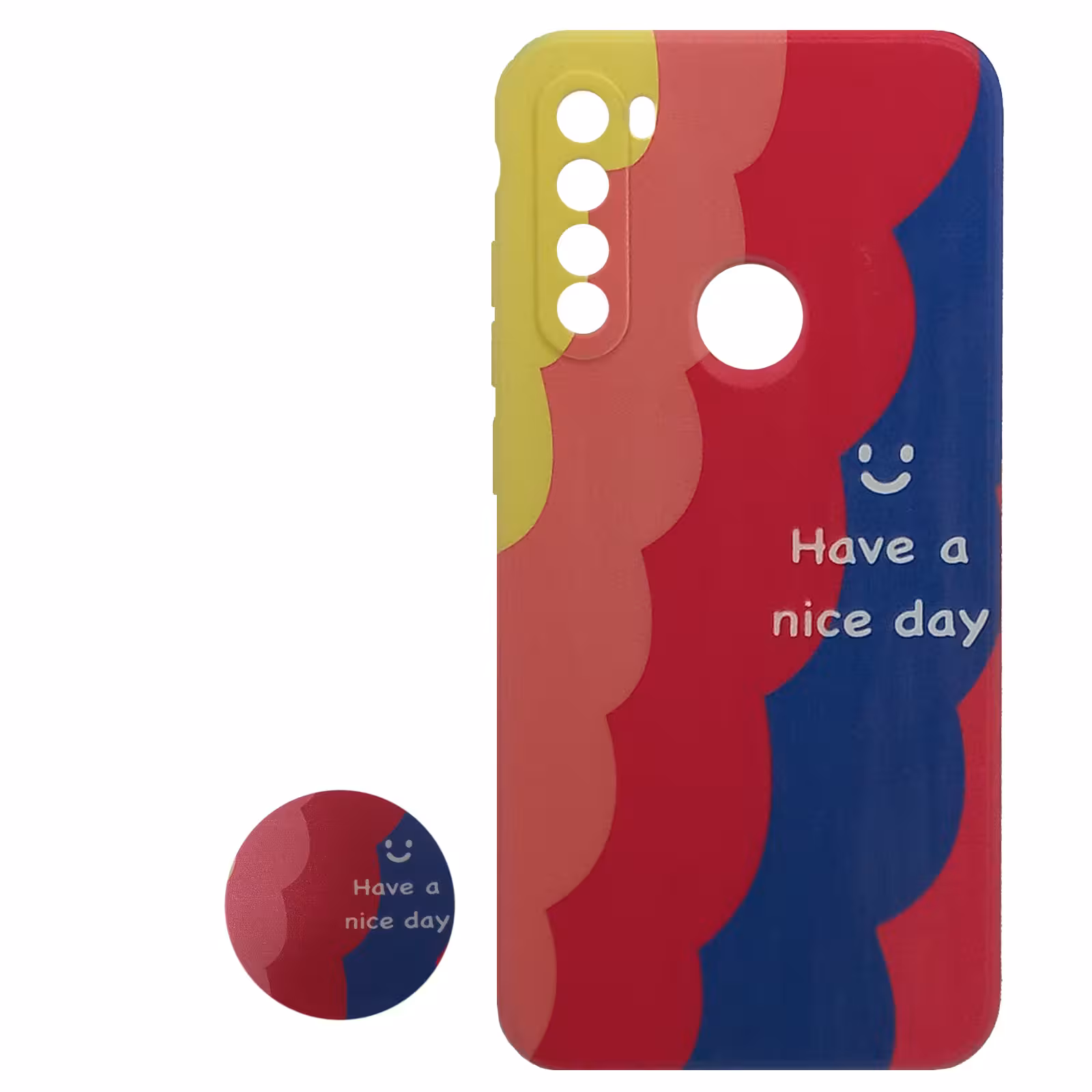 کاور مدل S0695 مناسب برای گوشی موبایل شیائومی Redmi Note 8 به همراه پایه نگهدارنده