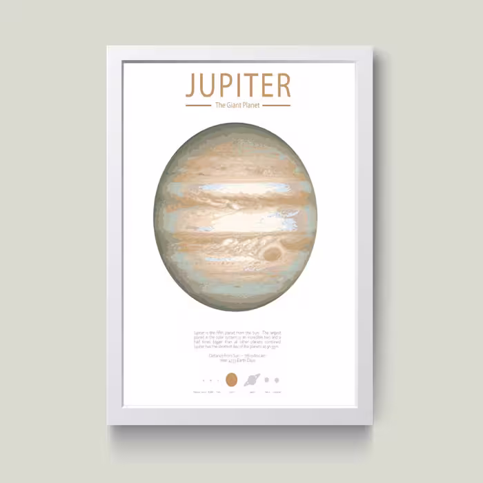 تابلو مدل Minimall مشتری Jupiter کد m2411-w