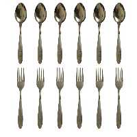 سرویس قاشق و چنگال ۱۲ پارچه کد gol11