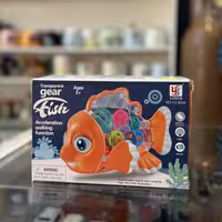 اسباب بازی، ماهی چرخ دنده ای نمو، موزیکال، چراغدار، باتری خور، مناسب سن 3 سال به بالا