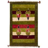 گبه دستباف یک متری سی پرشیا کد 122452