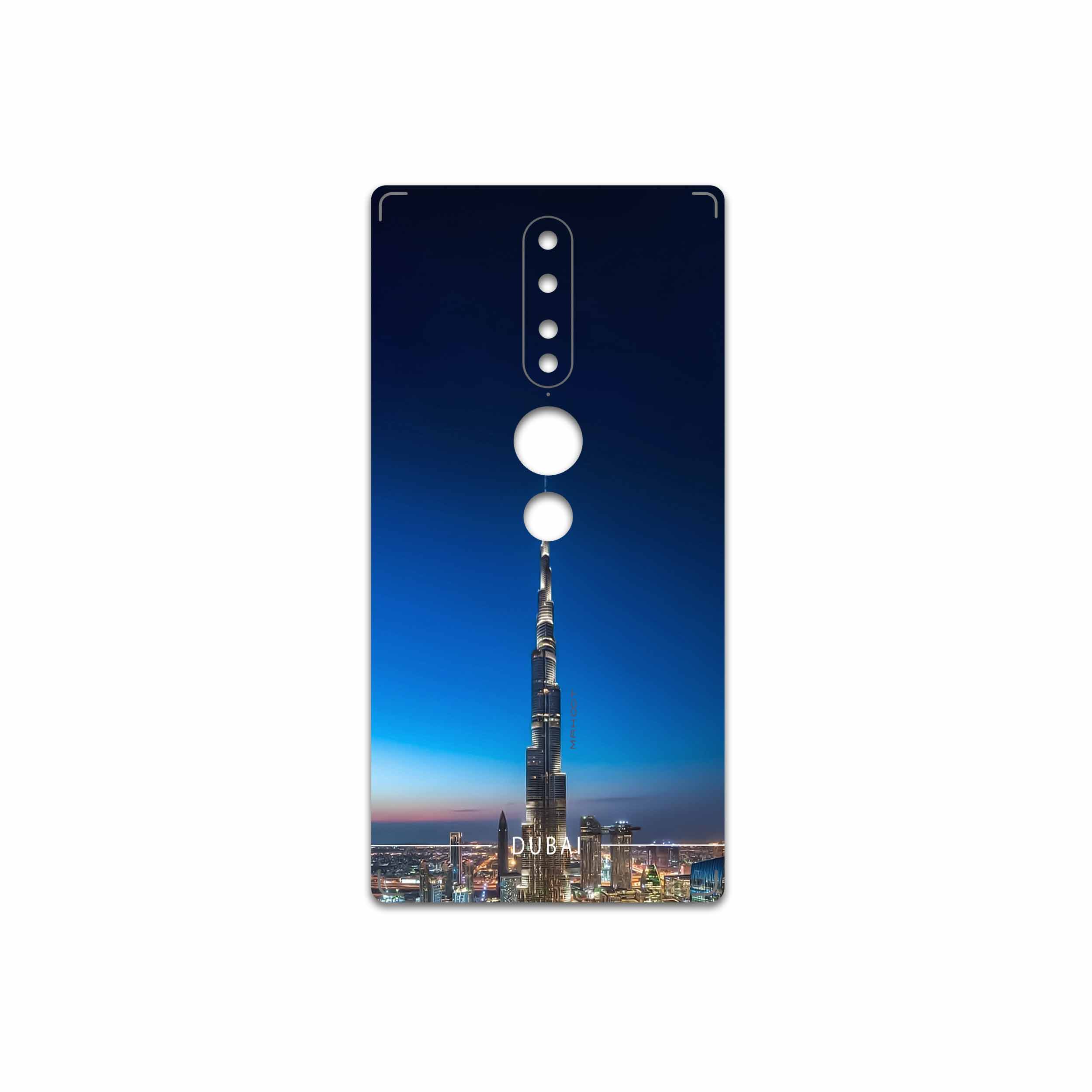 برچسب پوششی ماهوت مدل Dubai City مناسب برای گوشی موبایل لنوو Phab2 Pro
