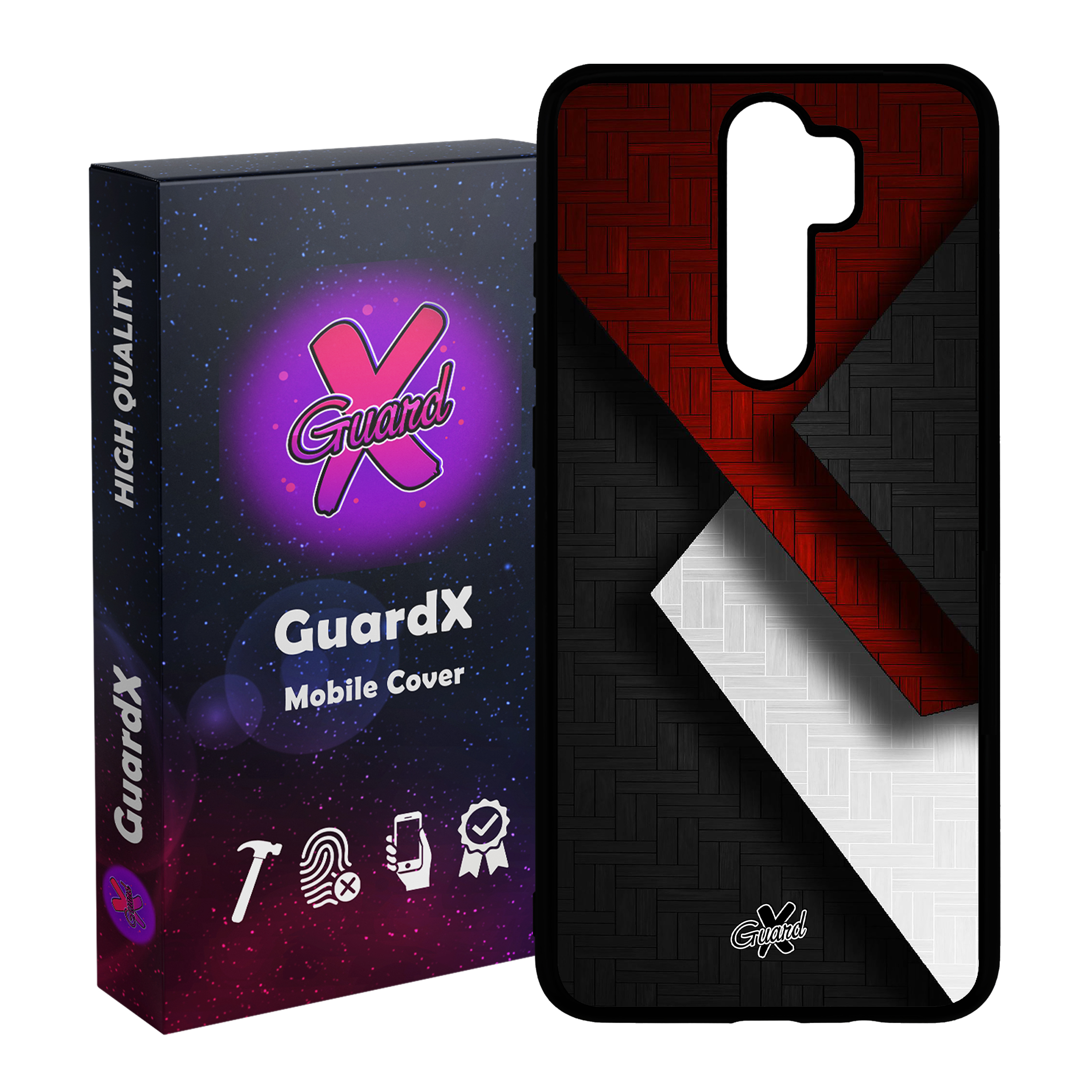 کاور گارد ایکس طرح Shape مدل Glass10174 مناسب برای گوشی موبایل شیائومی Redmi 9 / 9 Prime