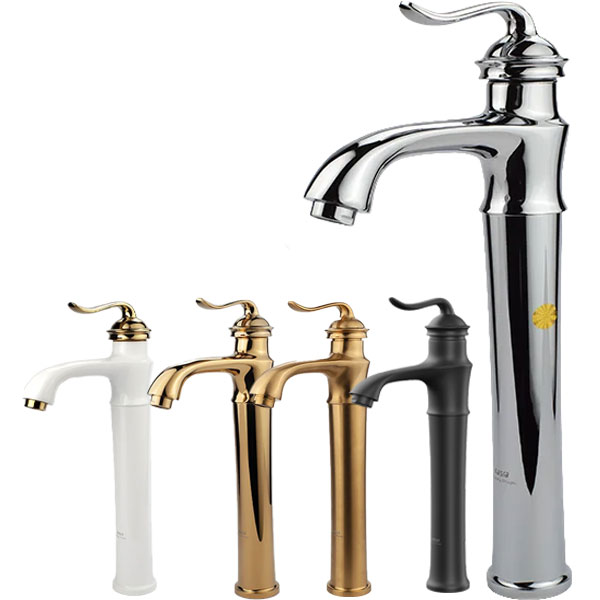 شیر روشویی پایه بلند کسری مدل دانوب