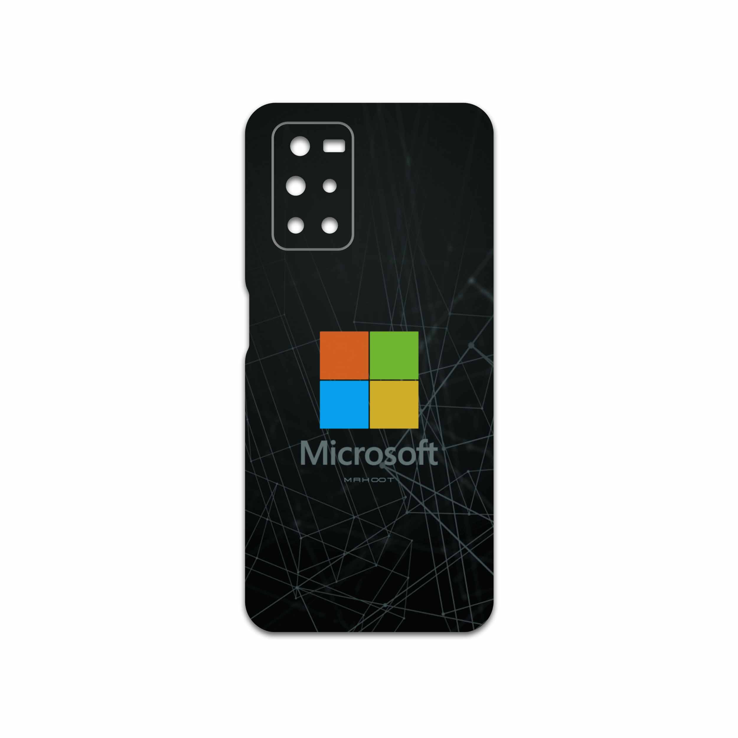 برچسب پوششی ماهوت مدل Microsoft-Logo مناسب برای گوشی موبایل شیائومی Redmi Note 11 4G