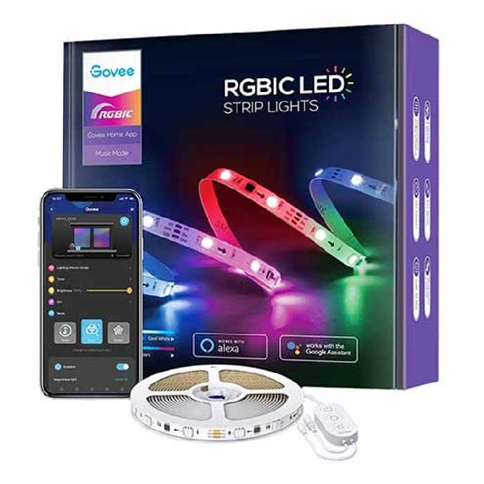 خرید ریسه هوشمند Govee RGBIC LED Strip Light 5M Wi-Fi Bluetooth با بهترین قیمت