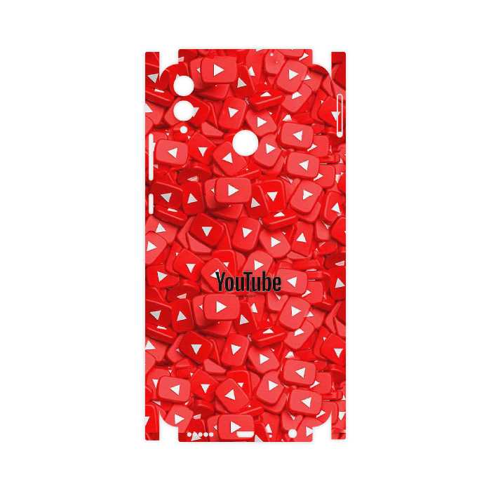 برچسب پوششی ماهوت مدل Youtube-FullSkin مناسب برای گوشی موبایل آنر 8X