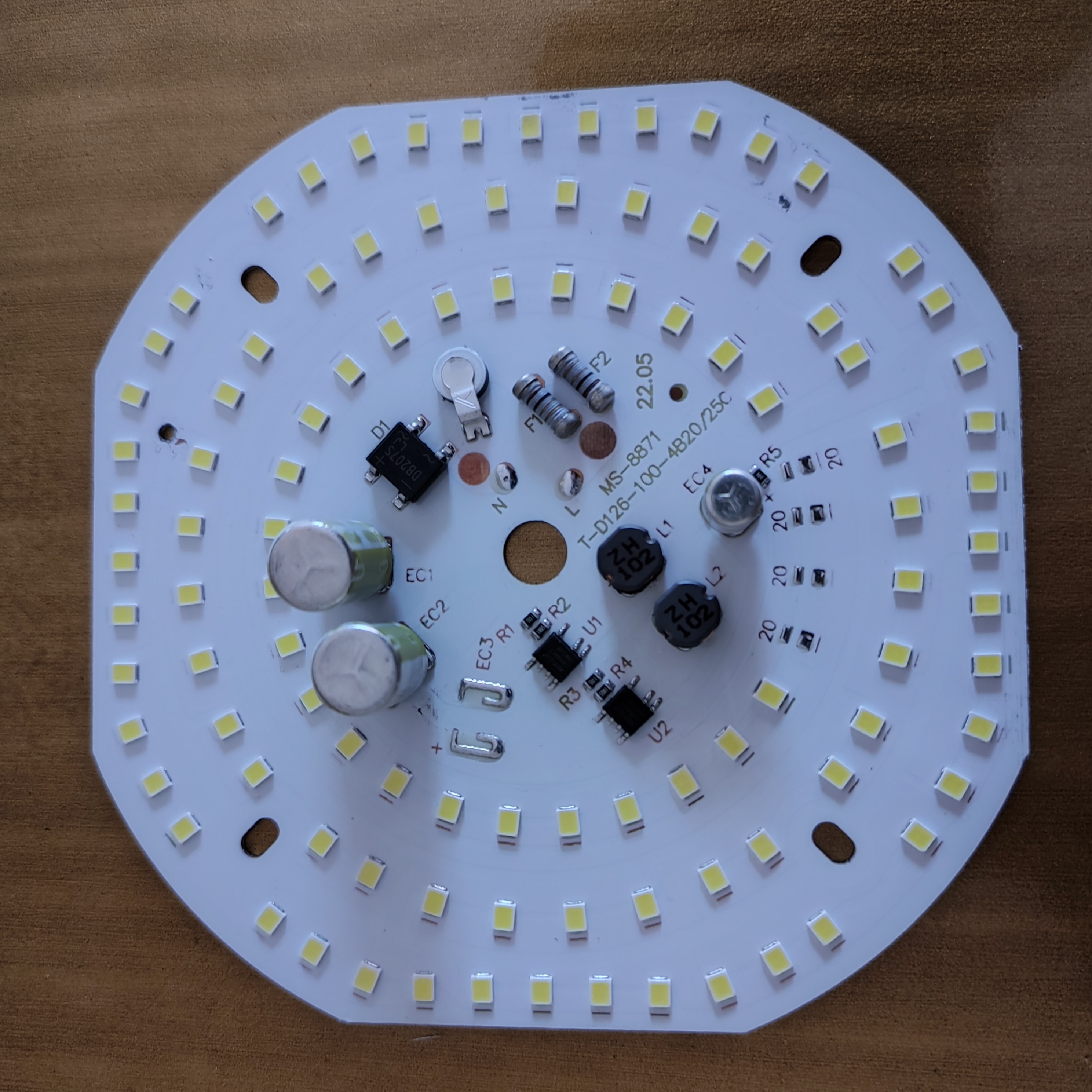 چیپ ال ای دی  100 وات  به رنگ سفید220 ولت مستقیم