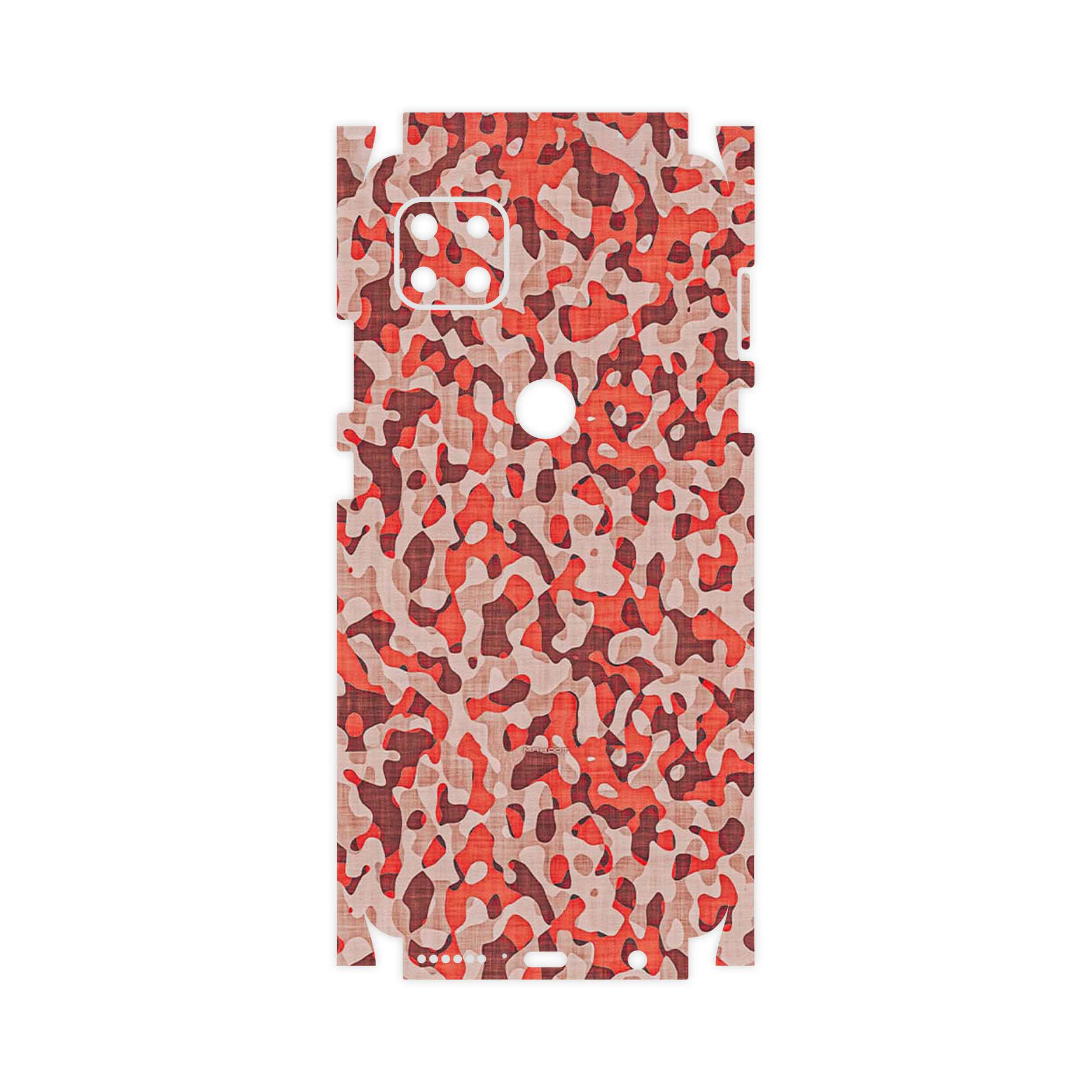 برچسب پوششی ماهوت مدل Red Infantry Army-FullSkin مناسب برای گوشی موبایل موتورولا MOTO G 5G