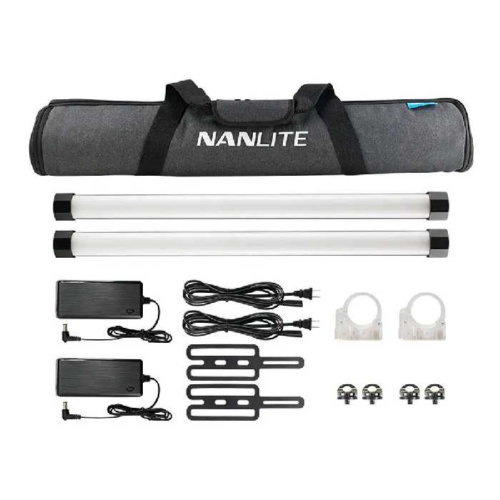کیت 2 تایی نور باتومی نانلایت Nanlite PavoTube 15x Dual Kit