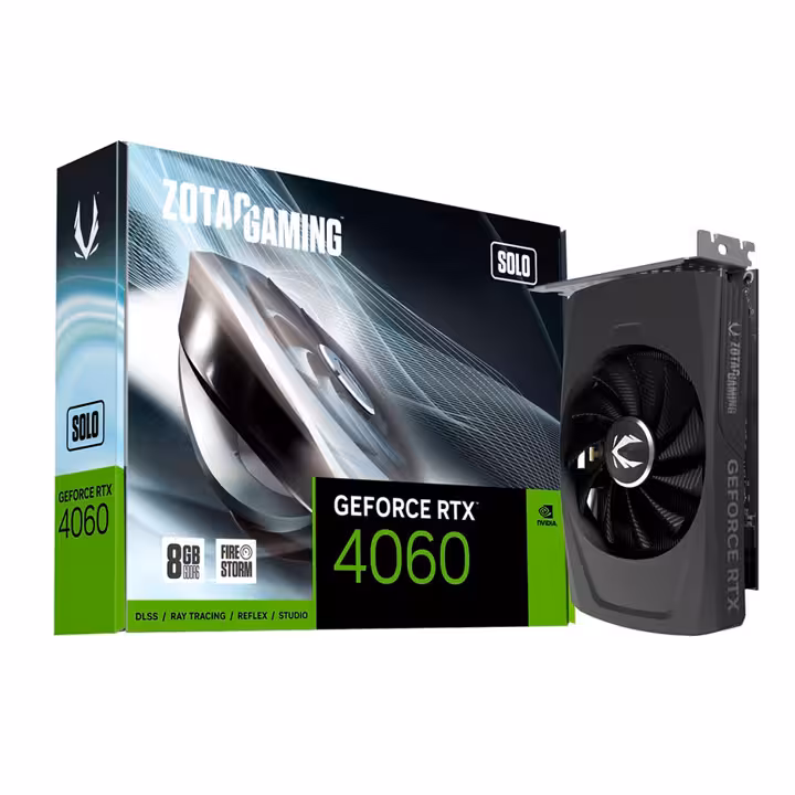 کارت گرافیک Zotac Gaming GeForce RTX 4060 Solo 8GB GDDR6 128Bit