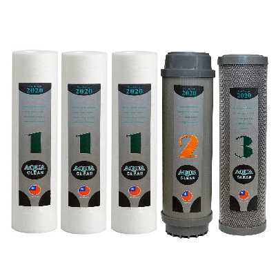  فیلتر دستگاه تصفیه کننده آب آکوآ کلیر مدل SUPERB FILTER - 6AM مجموعه 6 عددی