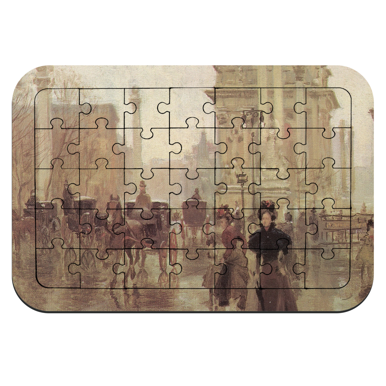 پازل 35 تکه طرح نقاشی کلاسیک مدل NI1364 