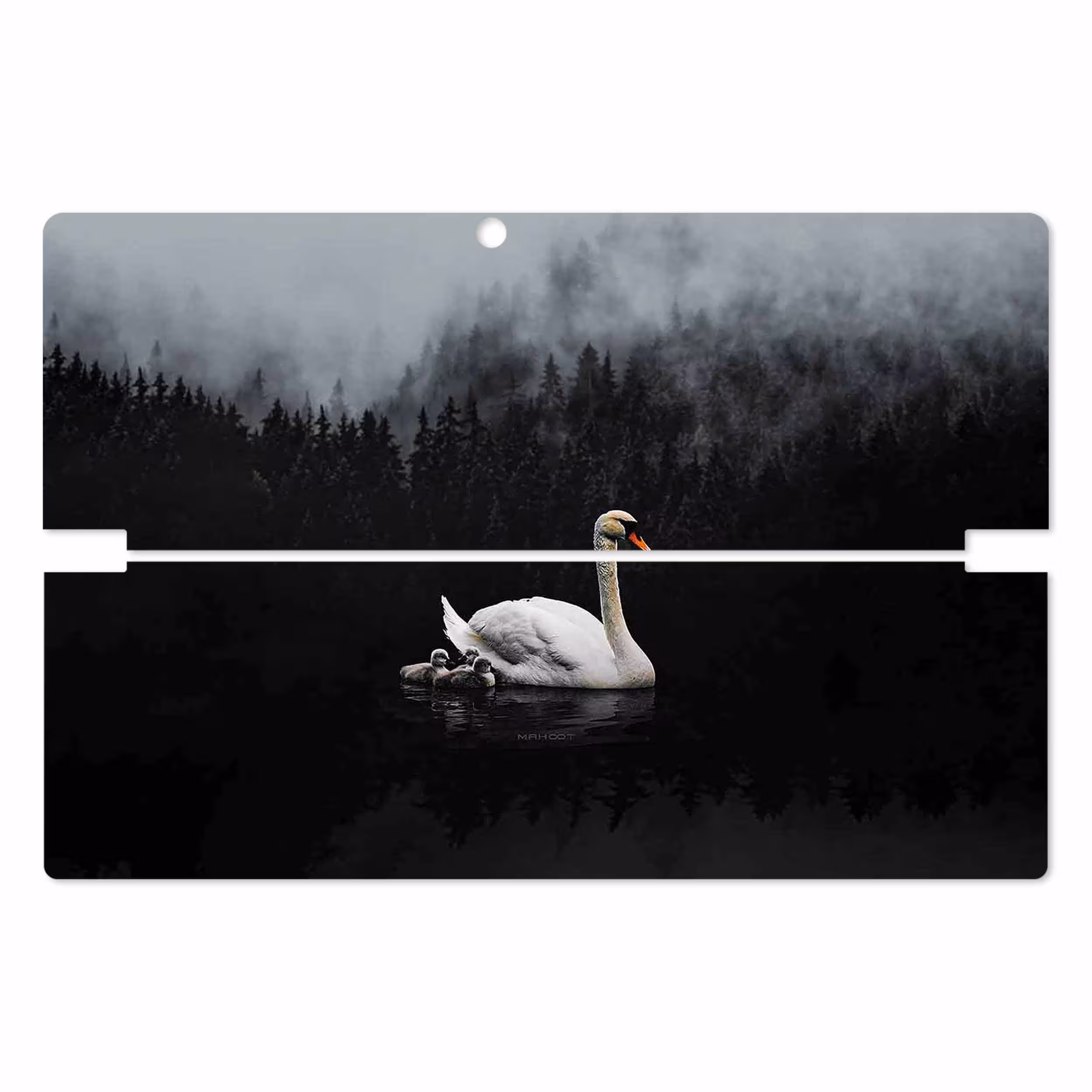 برچسب پوششی ماهوت مدل Swan Lake مناسب برای تبلت لنوو Miix 510 2016