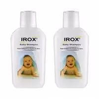 شامپو سر بچه ایروکس مدل non irritant حجم 200 میلی لیتر بسته دو عددی
