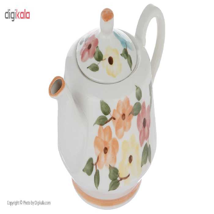 قوری طرح بهار گل ها کد03