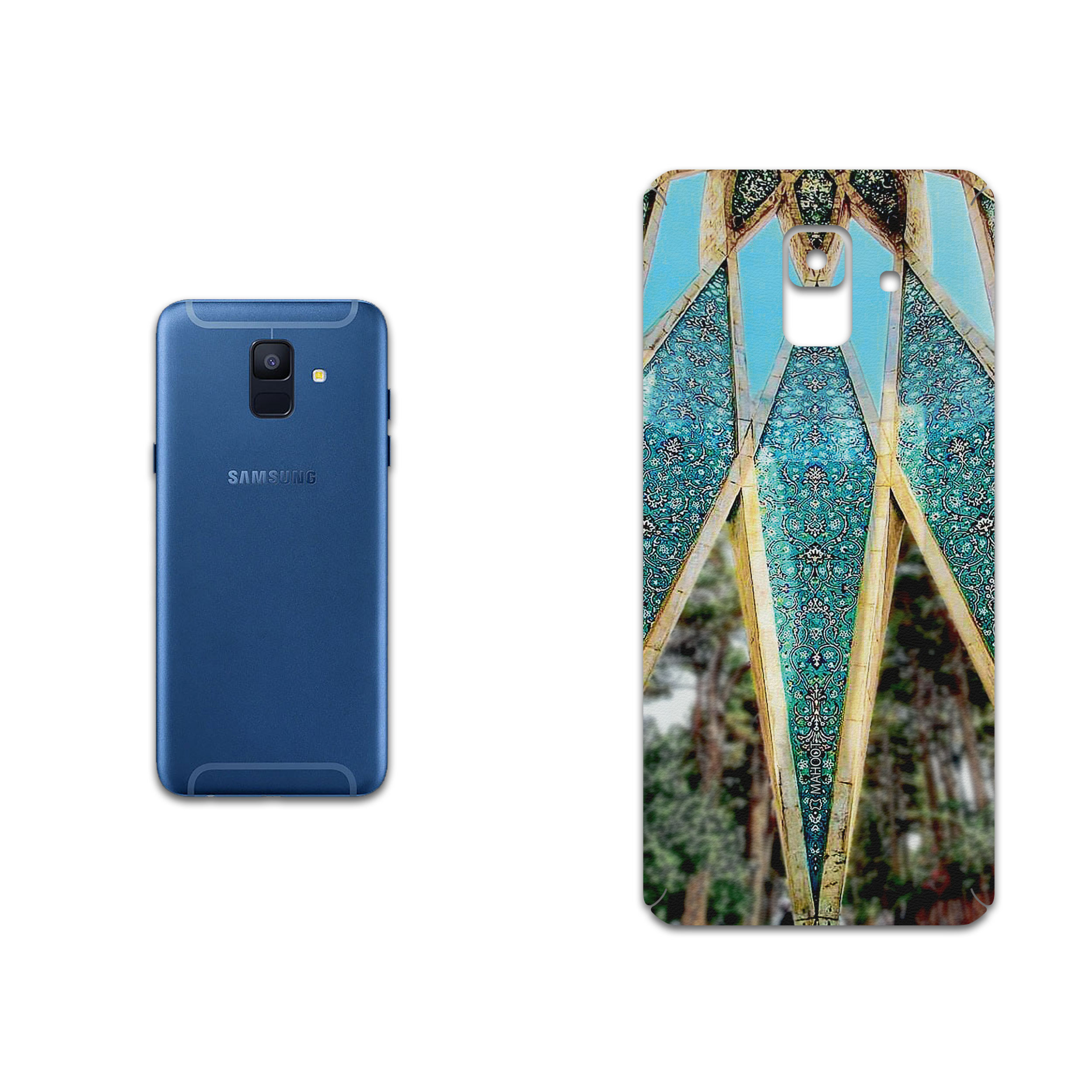 برچسب پوششی ماهوت مدل KHAYAM-Tomb مناسب برای گوشی موبایل سامسونگ Galaxy A6 2018