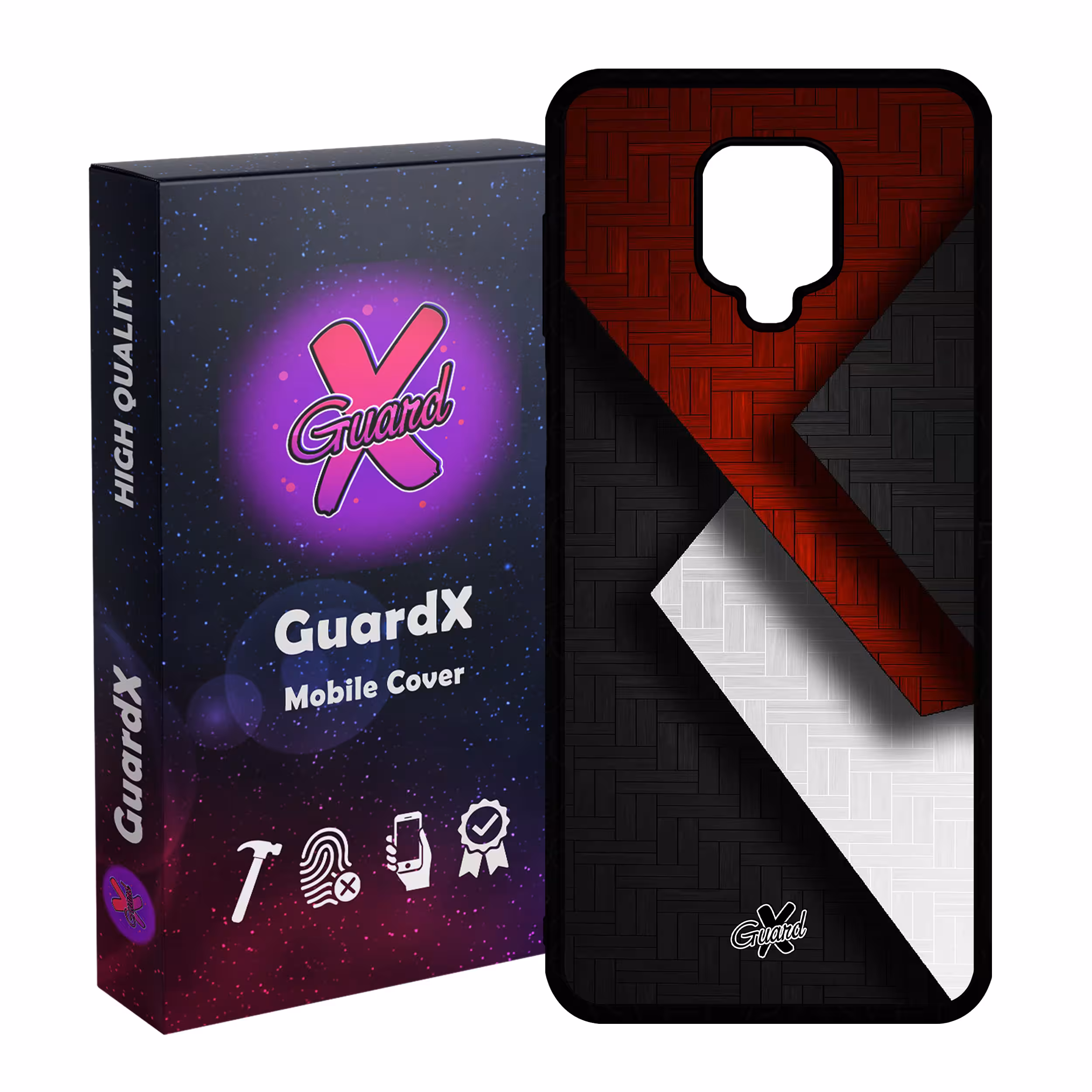 کاور گارد ایکس مدل Glass10174 مناسب برای گوشی موبایل شیائومی Redmi Note 9S / Note 9 Pro / Note 9 Pro Max