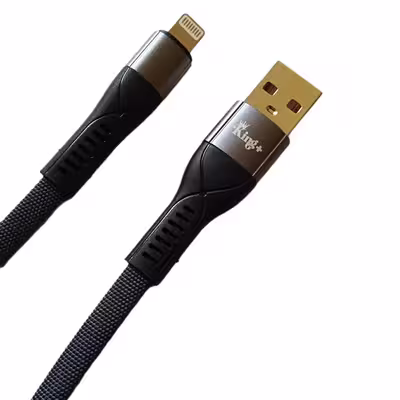 کابل تبدیل USB به لایتنینگ کینگ پلاس مدل HK-23 طول 1 متر