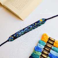 دستبند  آسمان شب پر ستاره ونگوگ - اکسسوری مهری