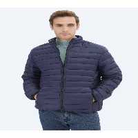 کاپشن آبی مردانه کت بافندگی سرمه‌ای اورجینال Kip