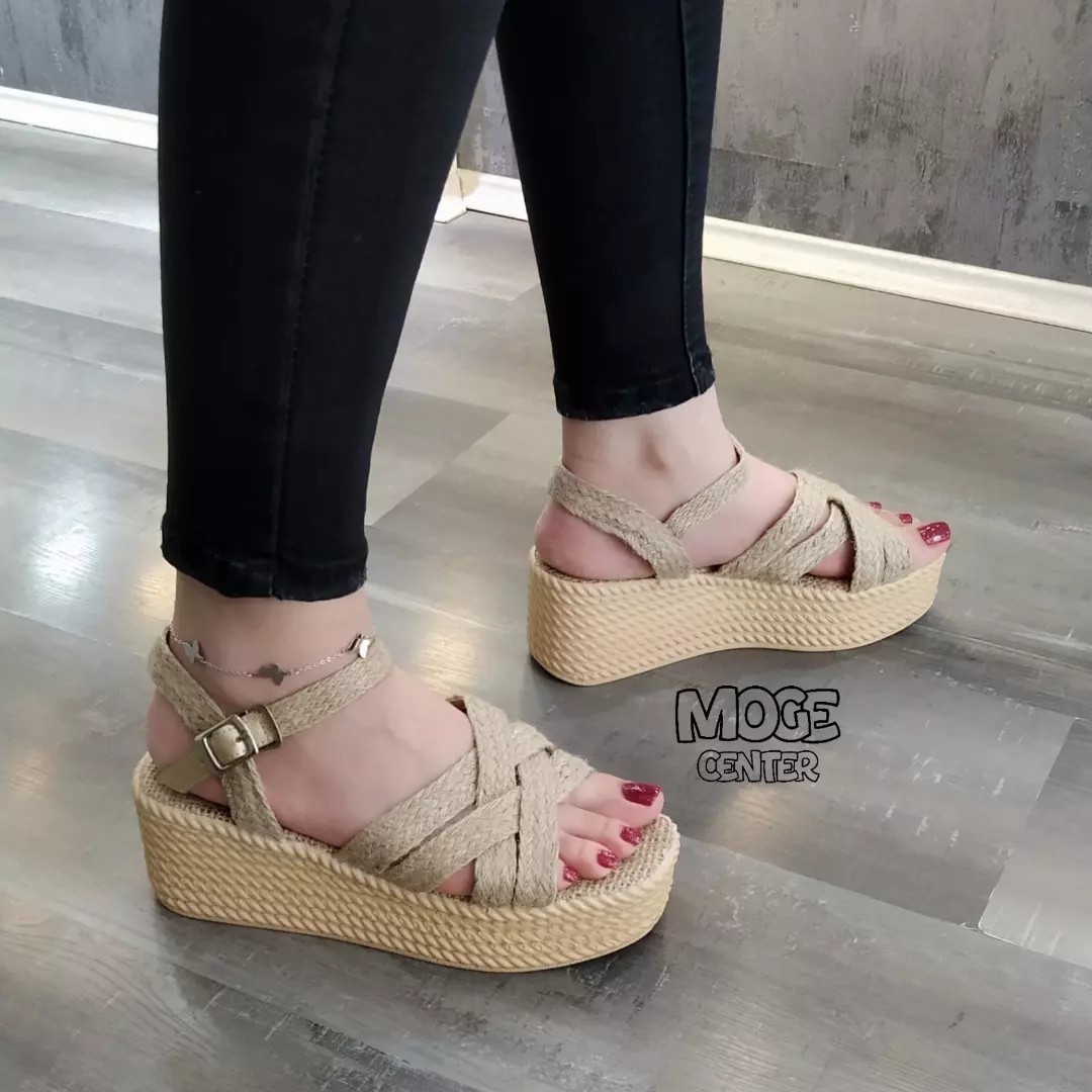 صندل کنفی لژدار زنانه دخترانه لژ هفت 7 سانت