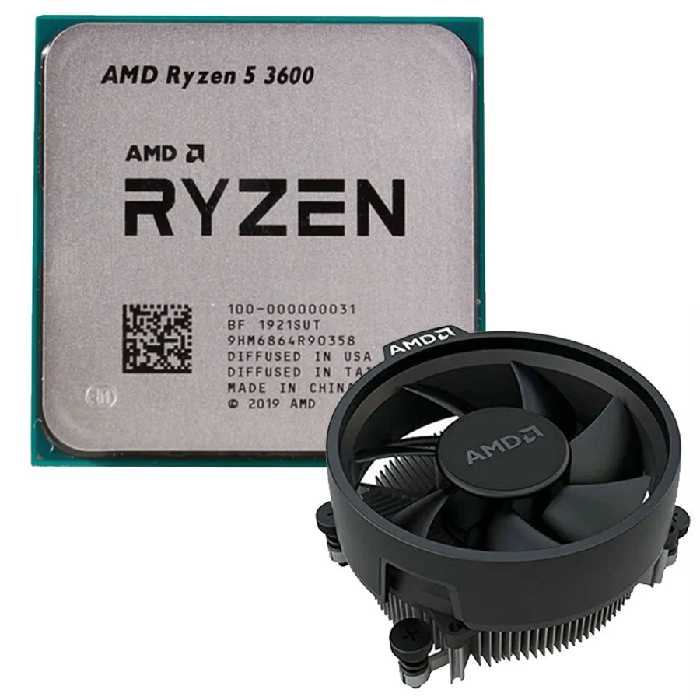 پردازنده بدون باکس ای ام دی Ryzen 5 3600 به همراه فن پردازنده ای ام دی Desktop Ryzen 5