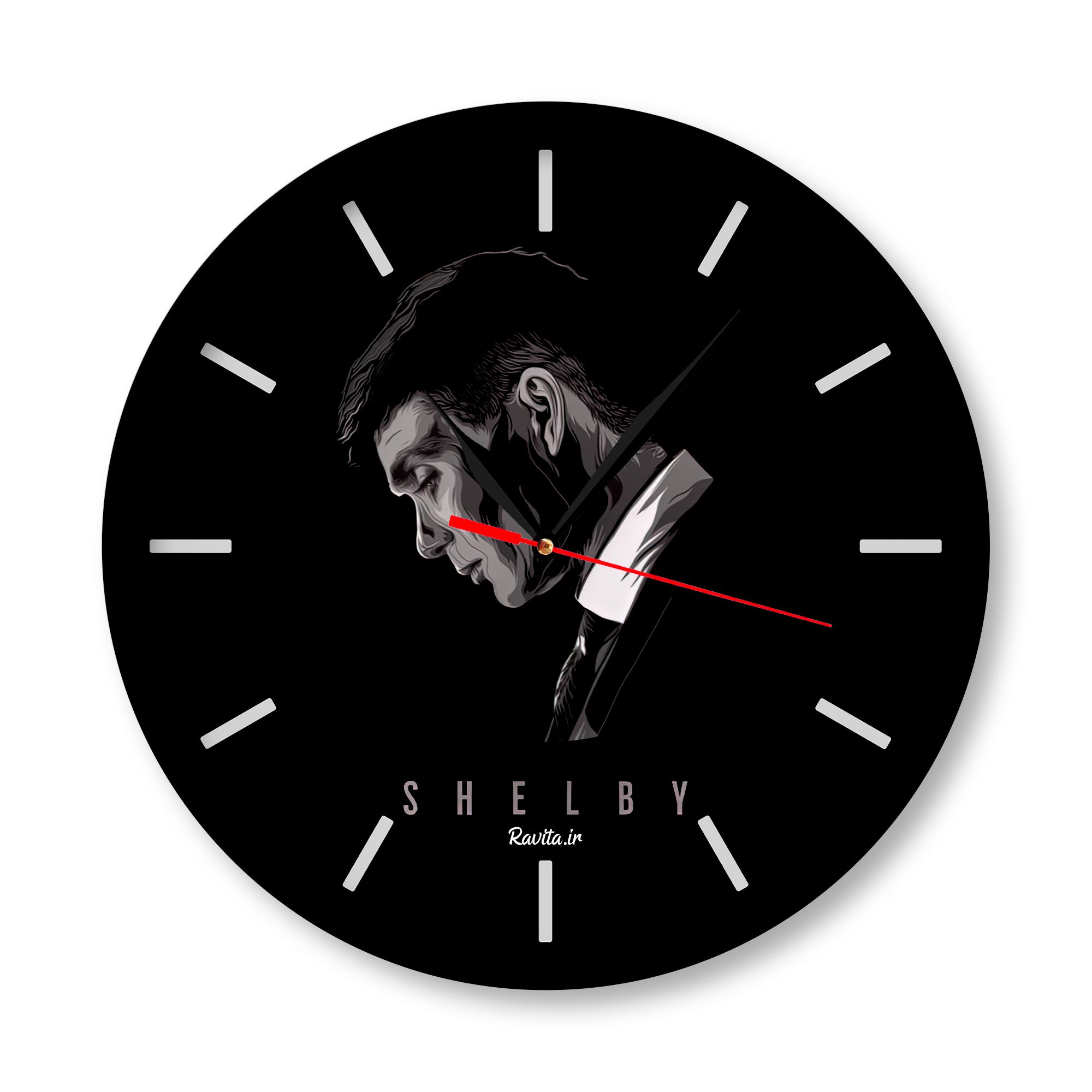 ساعت‌ دیواری راویتا طرح پیکی بلایندرز کد 3382