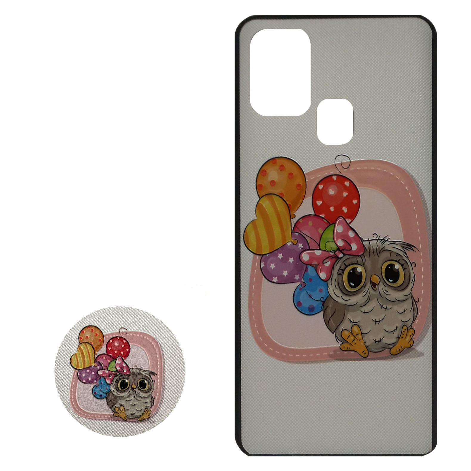 کاور مدل MRM4-112 مناسب برای گوشی موبایل سامسونگ Galaxy A21s به همراه پاپ سوکت