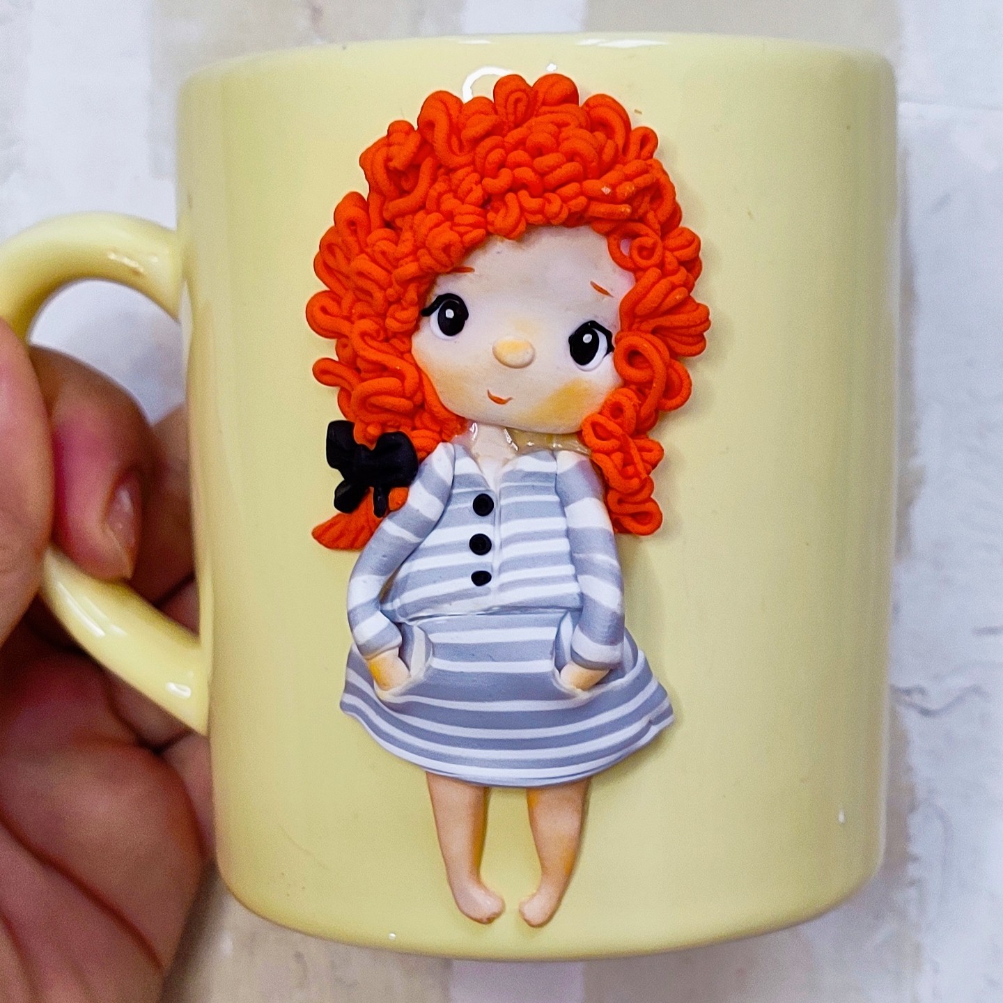 ماگ عروسکی ساخته شده با خمیر سرنیت کاملا ضد آب و نشکن 