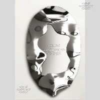 آینه قدی دست ساز مواج مدل کریستال بیضی