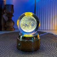 گوی کریستالی چرخان موزیکال - noordecoor