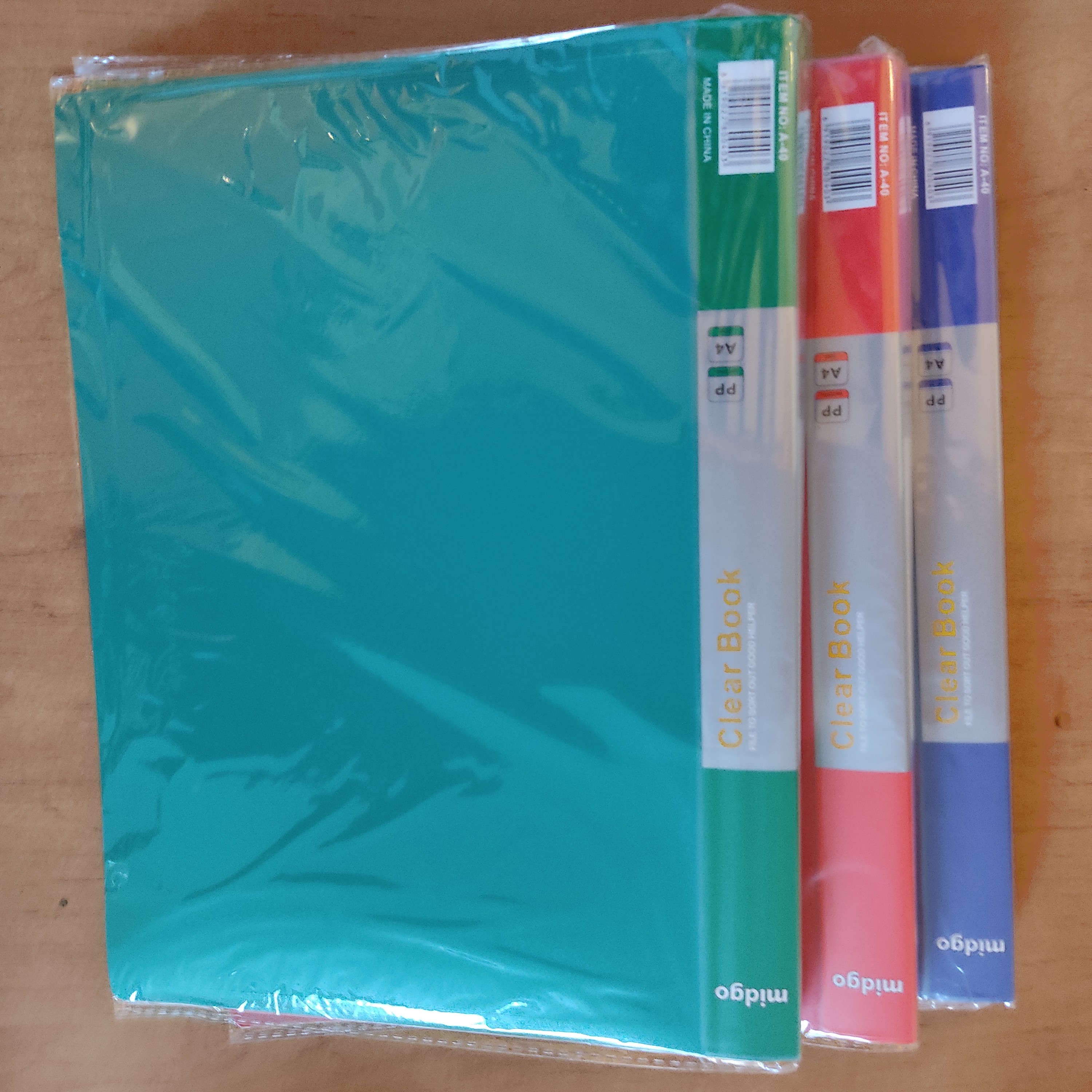 کلربوک 40 برگ وارداتی جلد طلقی