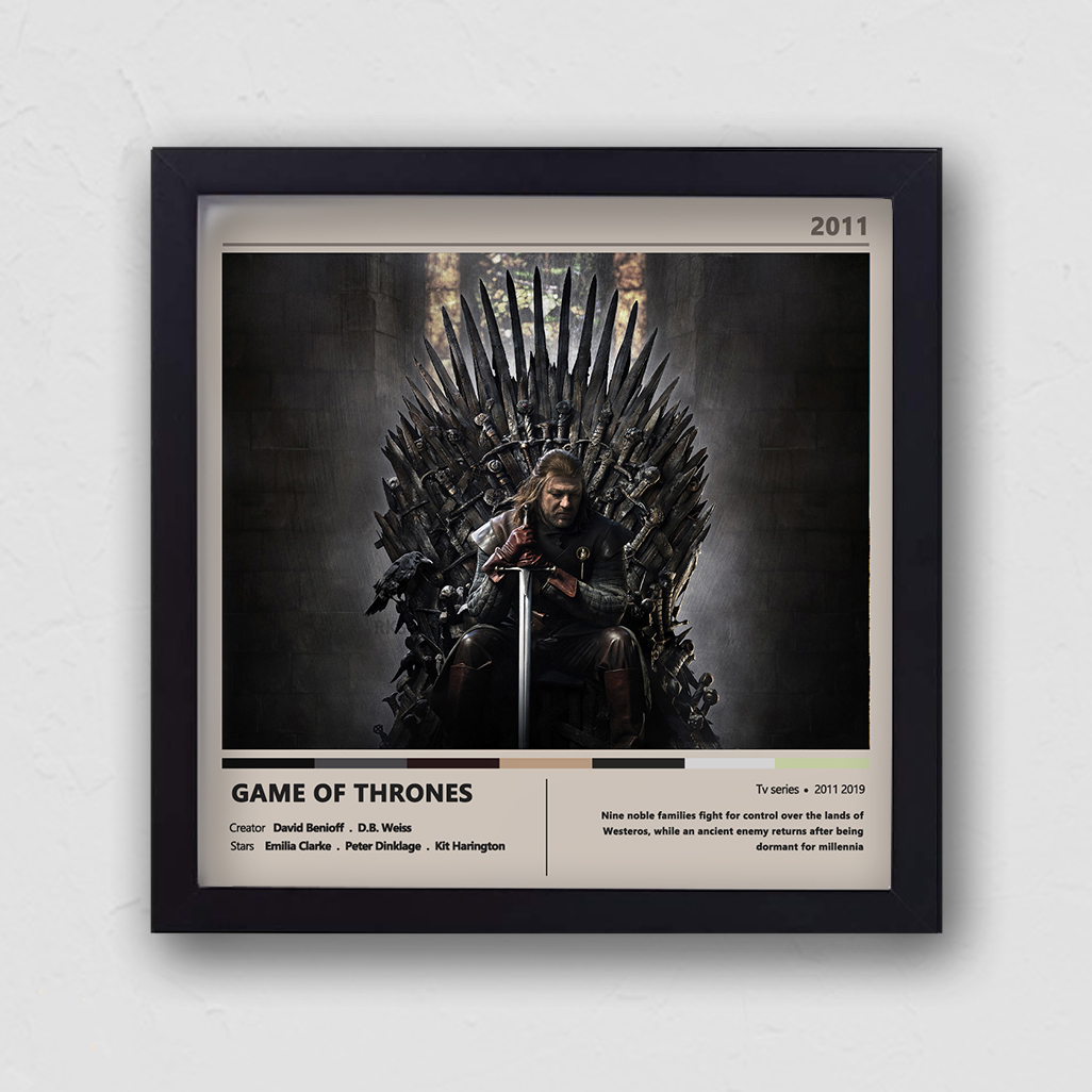 تابلو مدل گیم آف ترونز