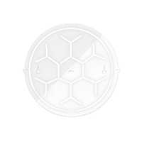 چراغ دیواری نئون دیزاین طرح Soccer-Ball-GL_WHT
