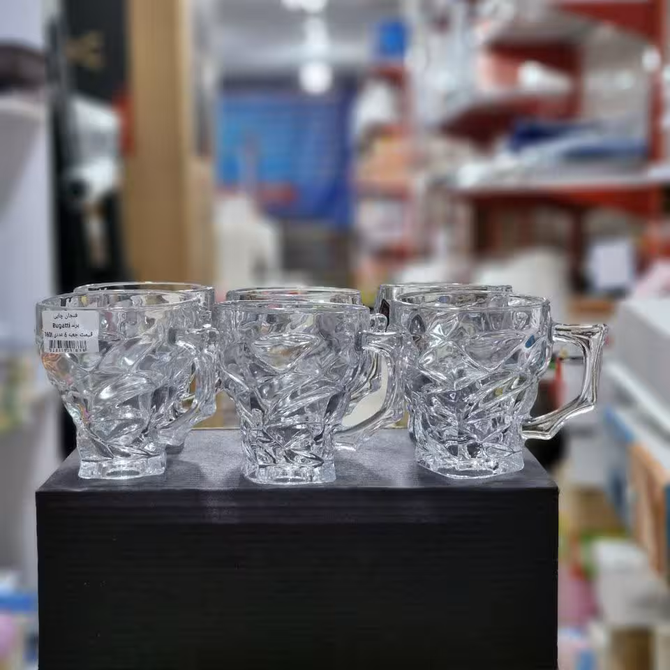 استکان چایی خوری بوگاتی بسته 6 عددی