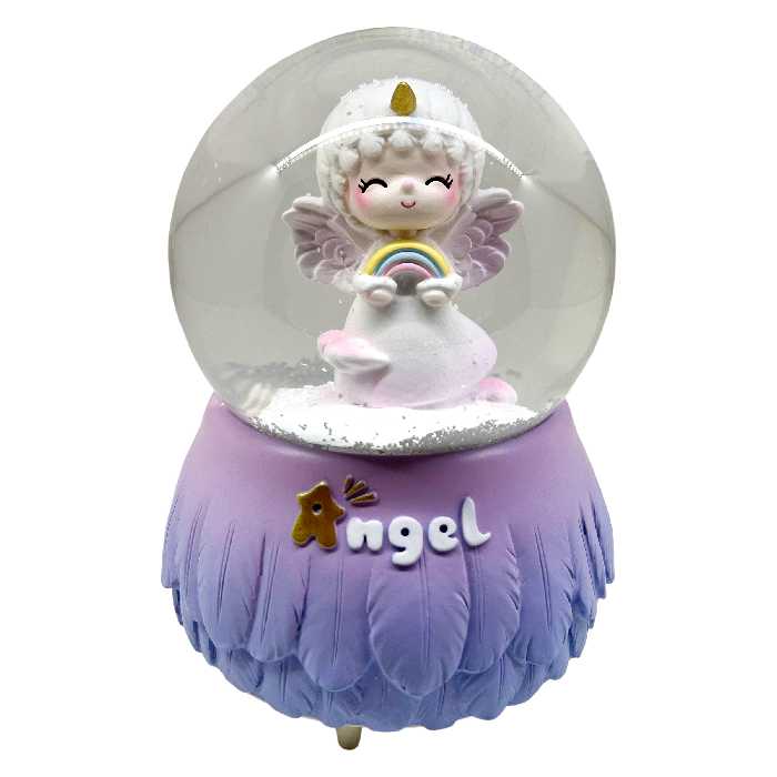 گوی موزیکال مدل پمپی فرشته مهربون طرح  Angel کد PA2034
