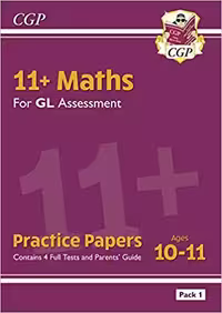 خرید و دانلود نسخه کامل کتاب New 11  GL Maths Practice Papers: Ages 10-11 - Pack 1 (with Parents' Guide &amp; Online Edition) (CGP 11  GL)