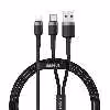 کابل تبدیل USB/USB-C به لایتنینگ باسئوس مدل CATKLF_ELG1 طول 1.2 متر