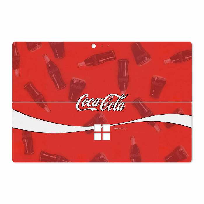 برچسب پوششی ماهوت مدل Coca-Cola-Logo مناسب برای تبلت مایکروسافت Surface Pro 4 2015