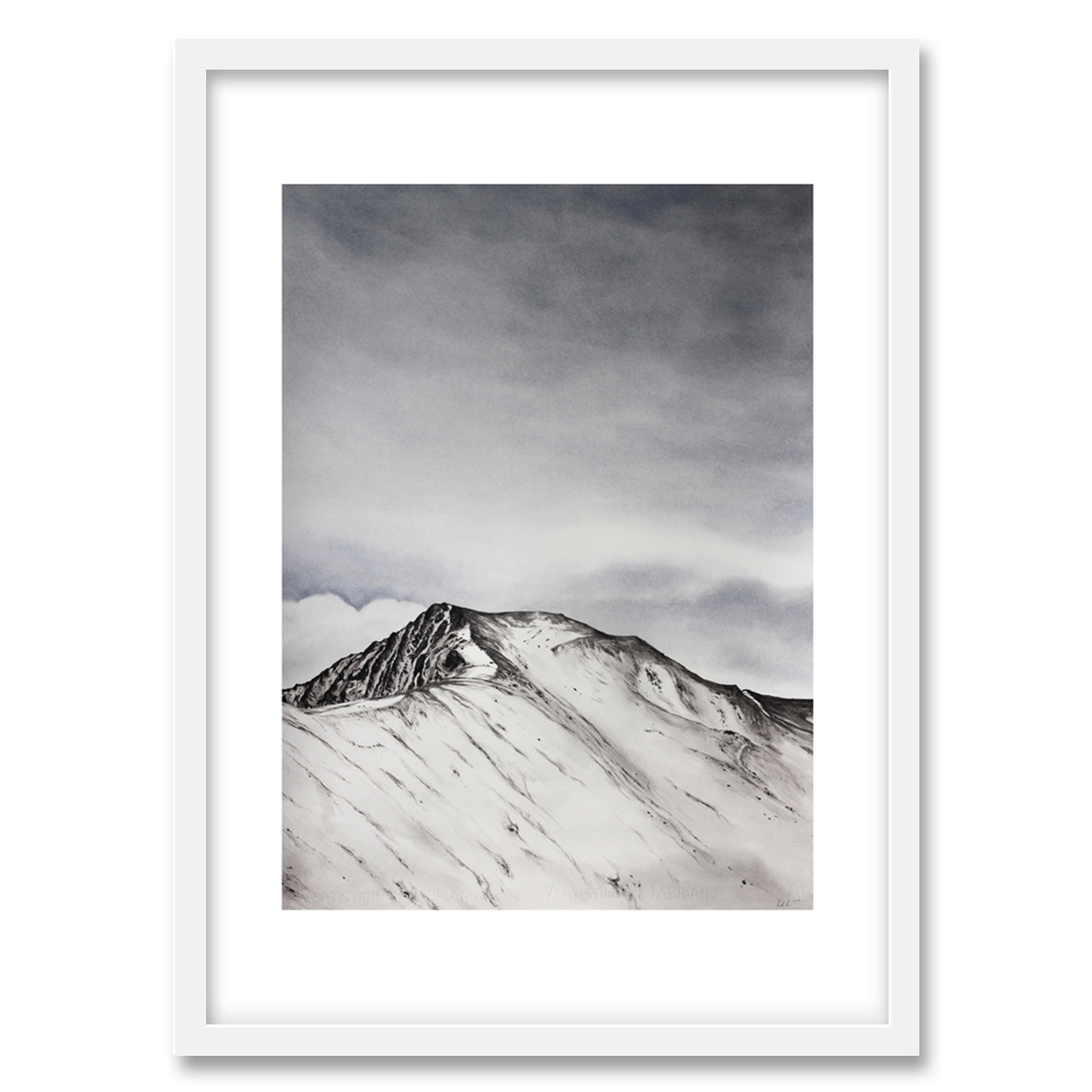 تابلو فورنیمو مدل نقاشی منظره کوهستانی کد 0110W