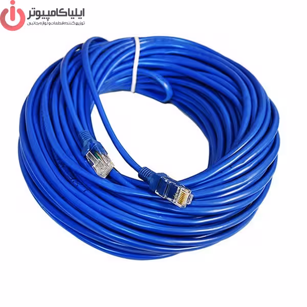 کابل شبکه UTP Cat6 برند کی نت مدل K-NET K-NCP6U300 به طول 30 متر